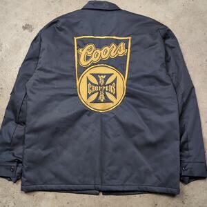 West Coast Chopper Coors Banquet Red Kap Vintage Mechanic Detroit Jacket Large